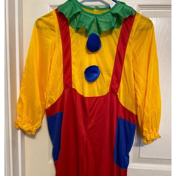 Child’s Small 4-6 Clown Jumpsuit Only Halloween Costume Circus Dress Up Cosplay - Picture 8 of 11
